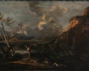 萨尔瓦多 罗萨 : Landscape with Tobit and the angel